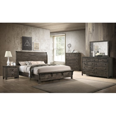 Peter 5 Piece King Bedroom Set