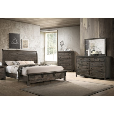 Peter 4 Piece Queen Bedroom Set