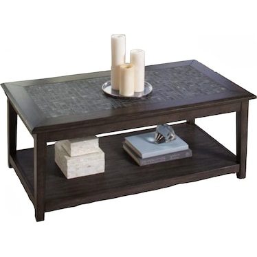 Grey Mosaic Cocktail Table