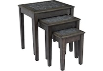  gray occasional tables all   