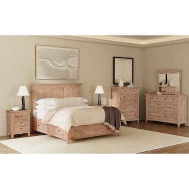 San Mateo 4 Piece King Bedroom Set