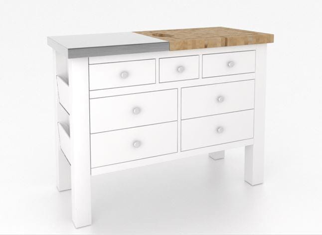 Gourmet Dining Kitchen Island