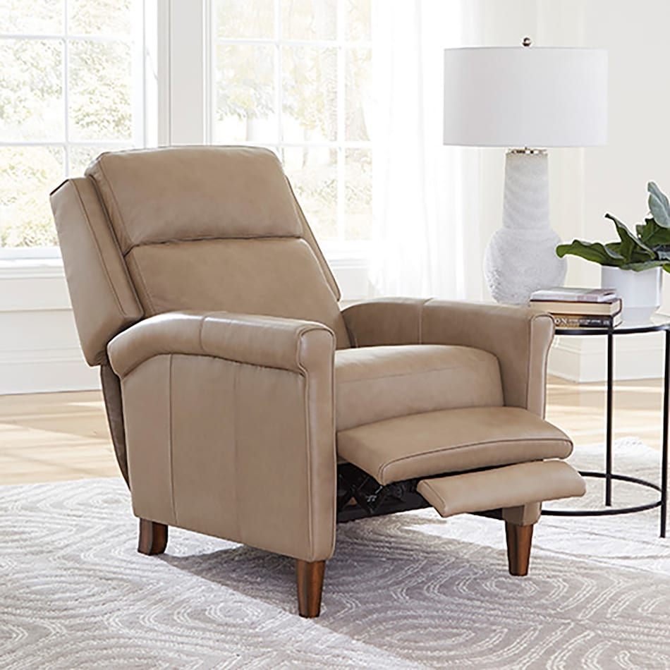  beige recliner   