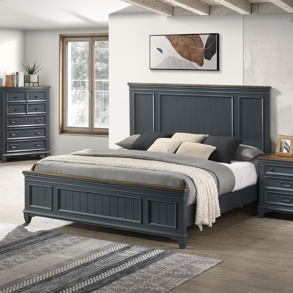  blue master bedroom   