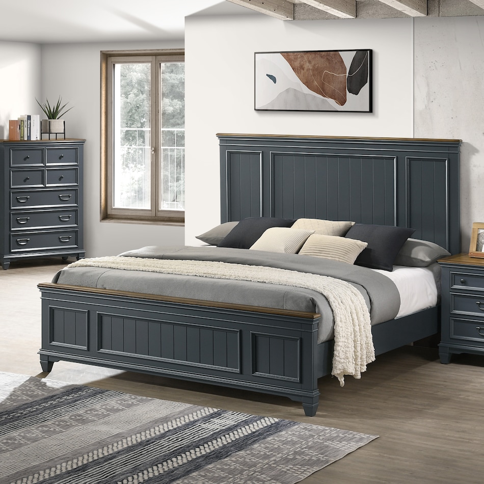  blue master bedroom   