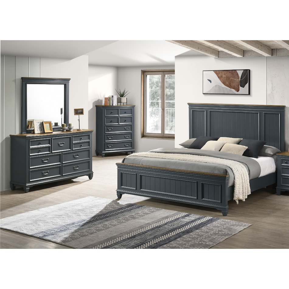  blue master bedroom   