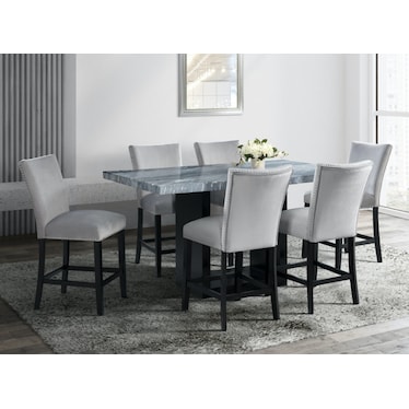 Valentino 7 Piece Dining Room Set