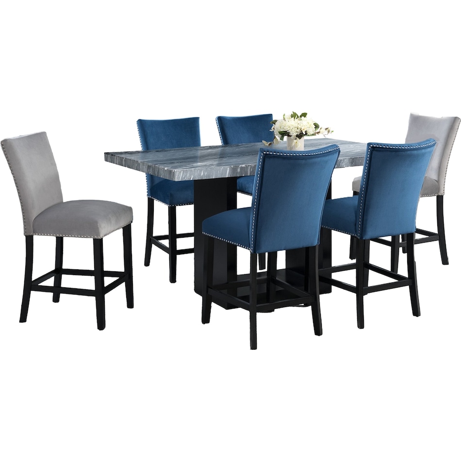  gray pub   bar units   stools   