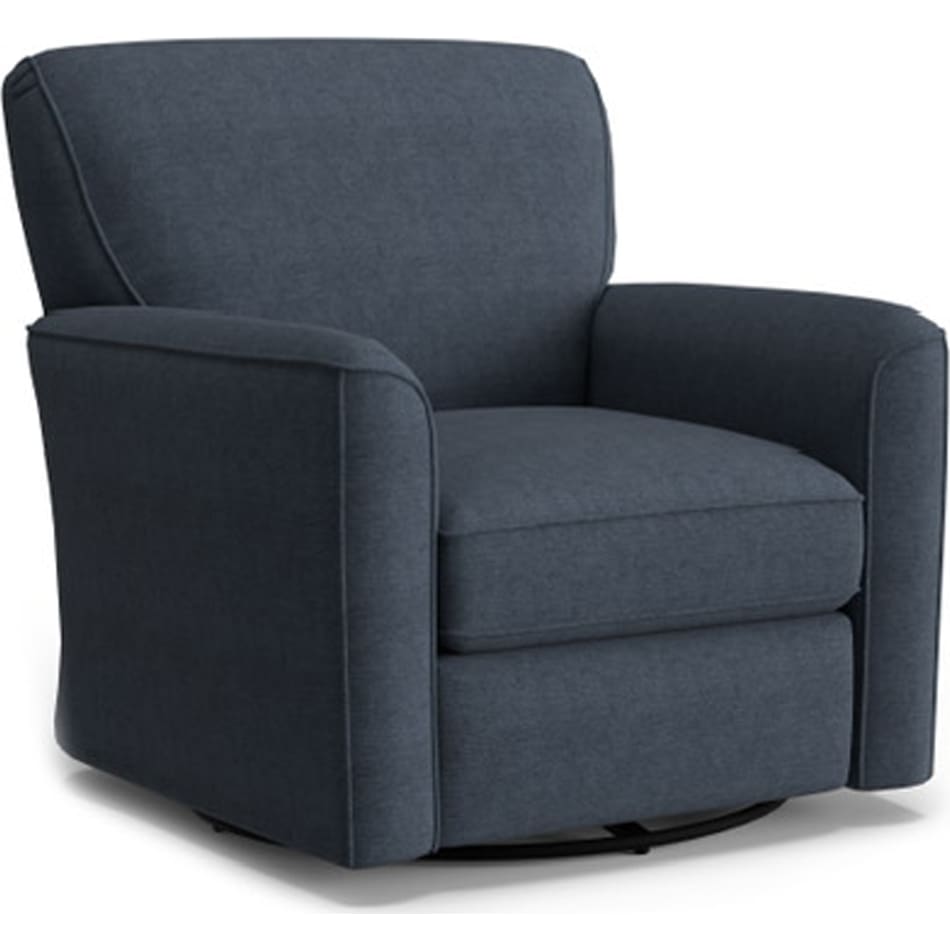  blue glider rocker   