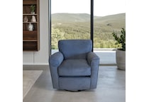  blue glider rocker   