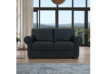  blue loveseat   