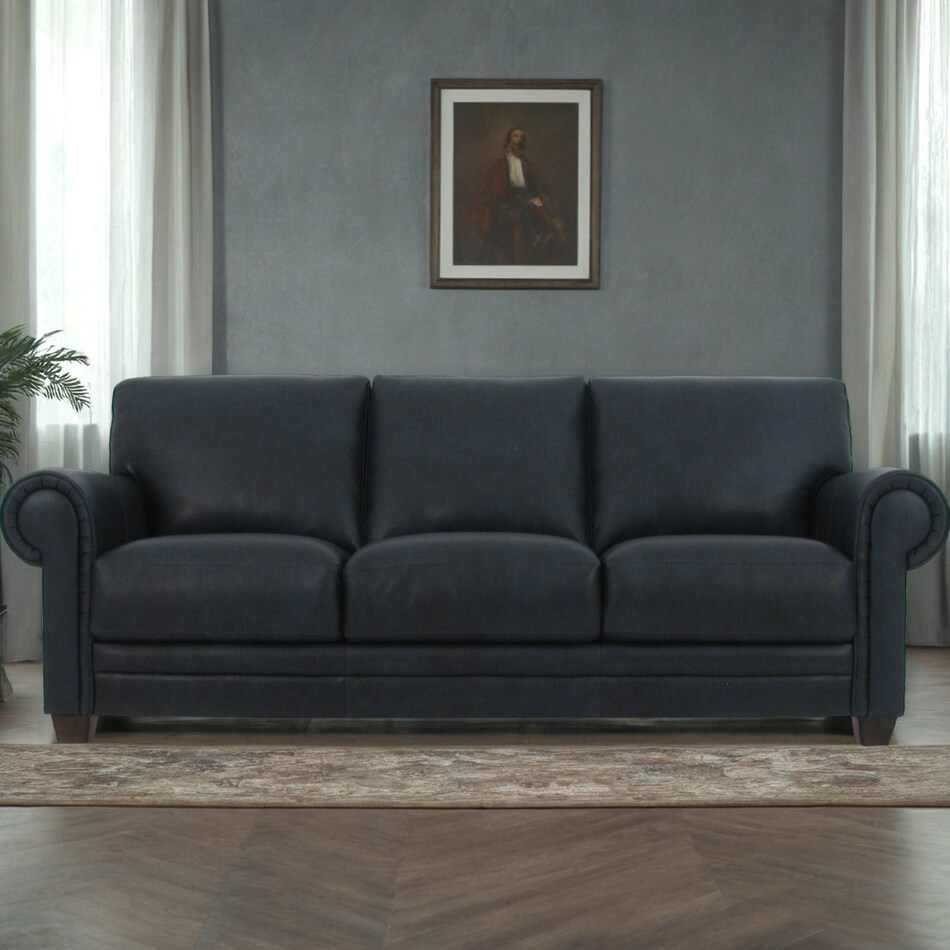  blue sofa   