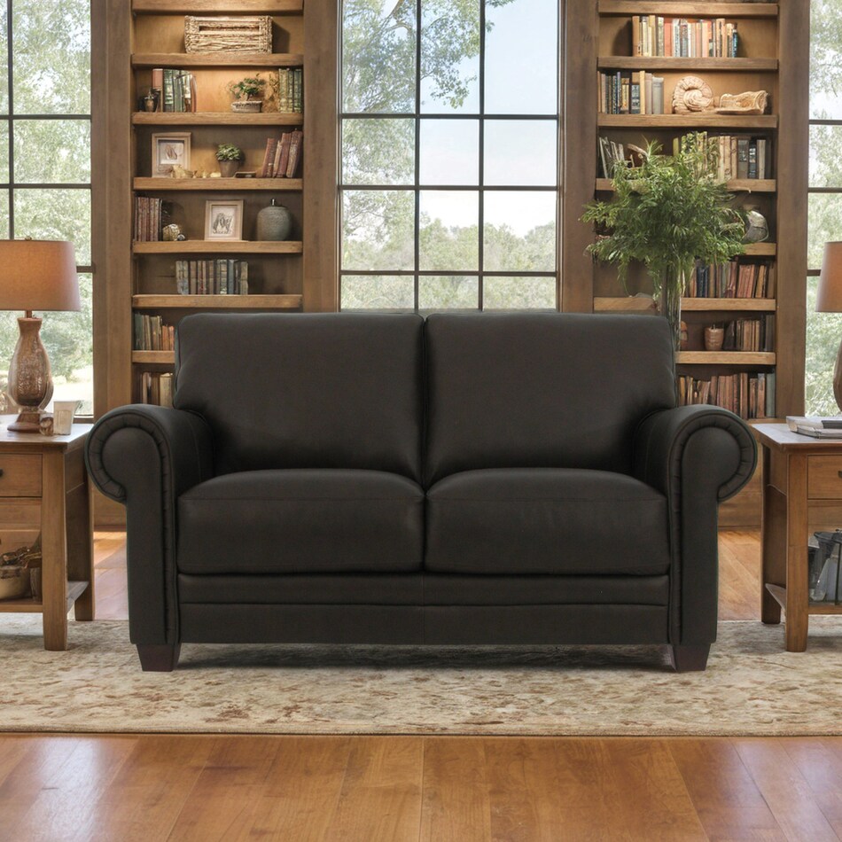  brown loveseat   