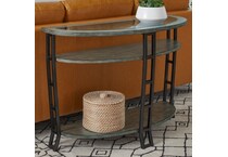  brown occasional tables all   