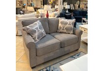  brown loveseat   
