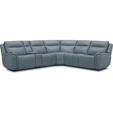 6PC Power Reclining Sectional