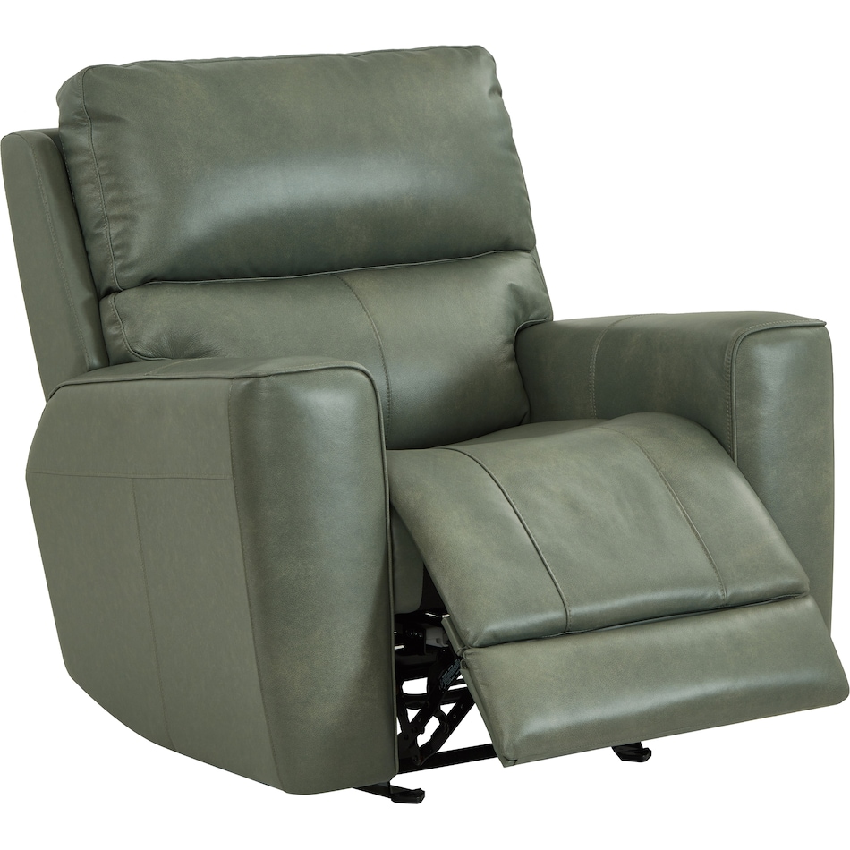  green recliner   