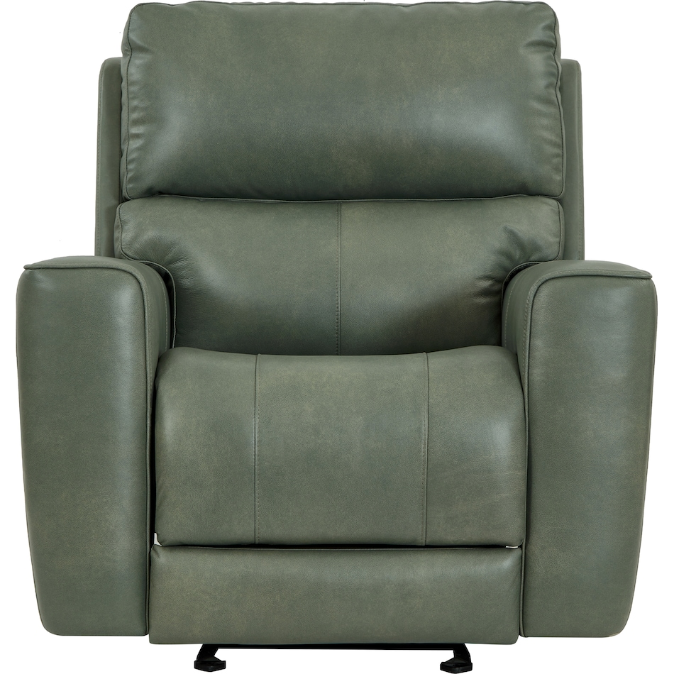  green recliner   