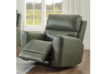  green recliner   