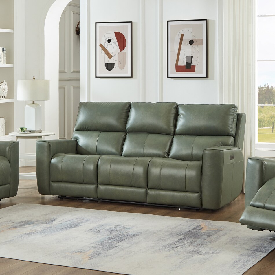  green sofa   