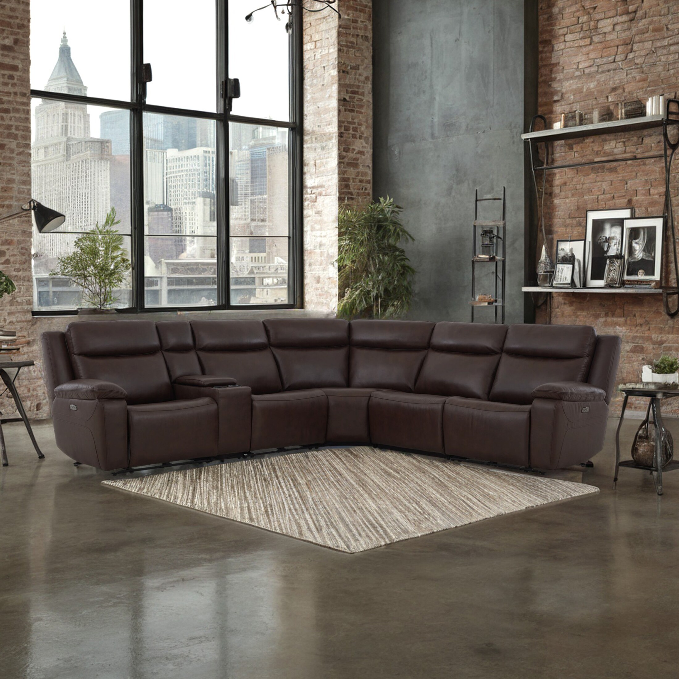 6 Piece Power Sectional