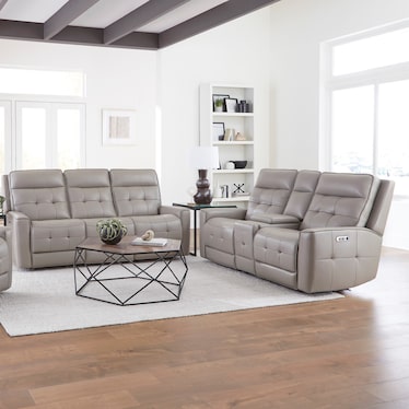 Canterbury Power Sofa & Loveseat Set