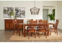  brown dining room   
