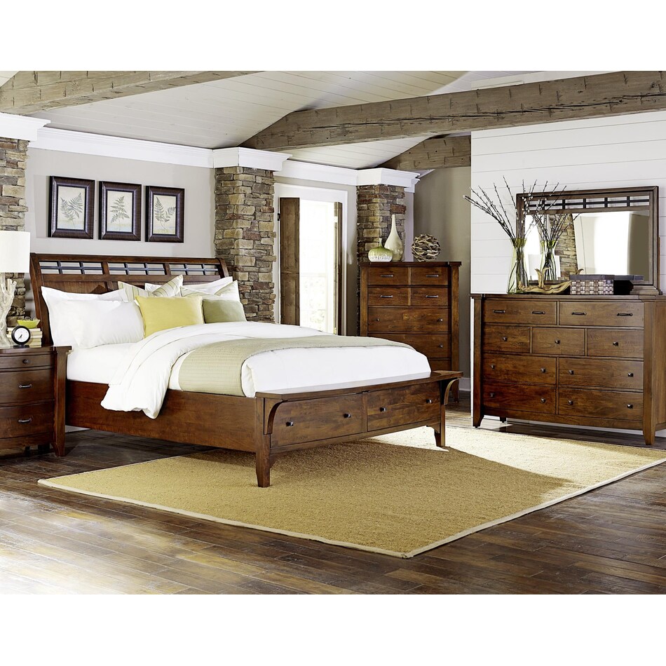  brown master bedroom   
