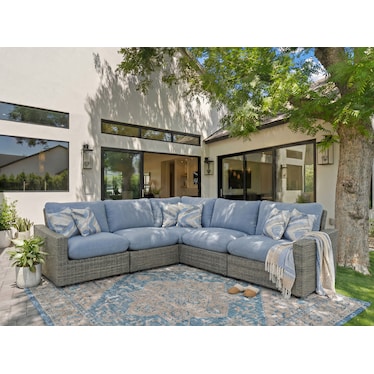 St Thomas 5PC Outdoor FlexBack Sectional