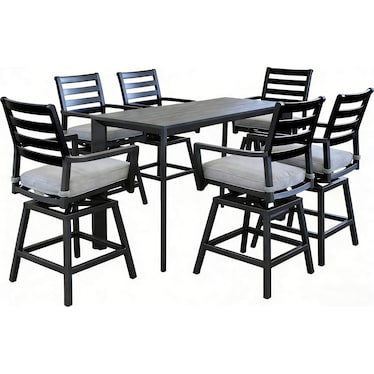 Hudson 7 Piece Outdoor Dining Set