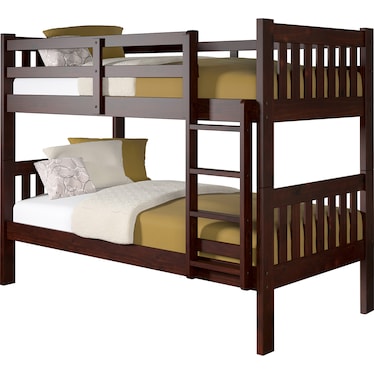 Jennifer II Twin Over Twin Bunk Bed