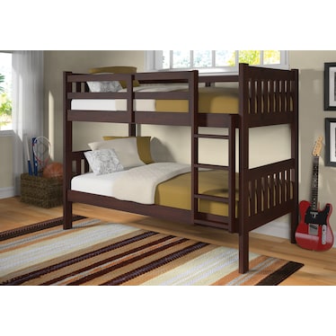 Jennifer II Twin Over Twin Bunk Bed
