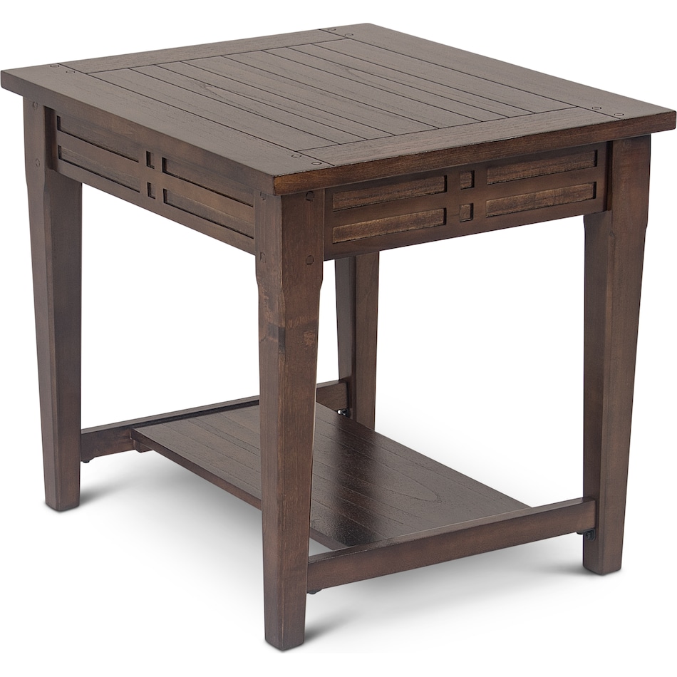  brown occasional tables all   