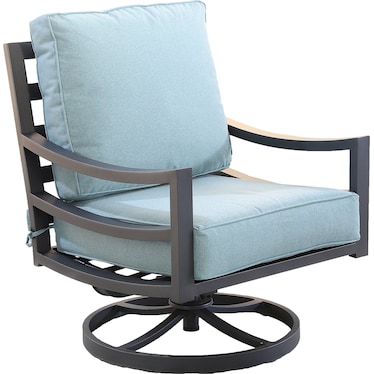 Hudson Outdoor Swivel Glider