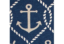  navy rug   