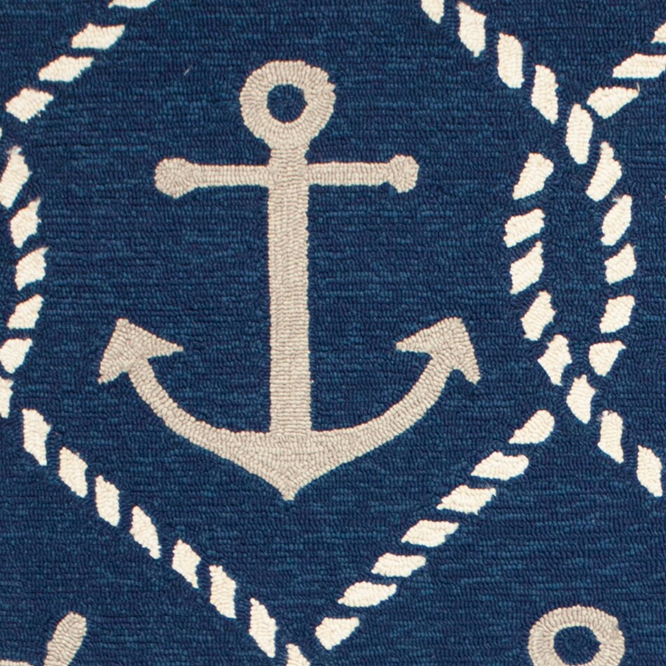  navy rug   