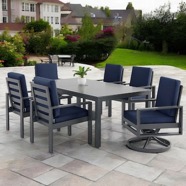 Newport 7 Piece Outdoor Dining Set