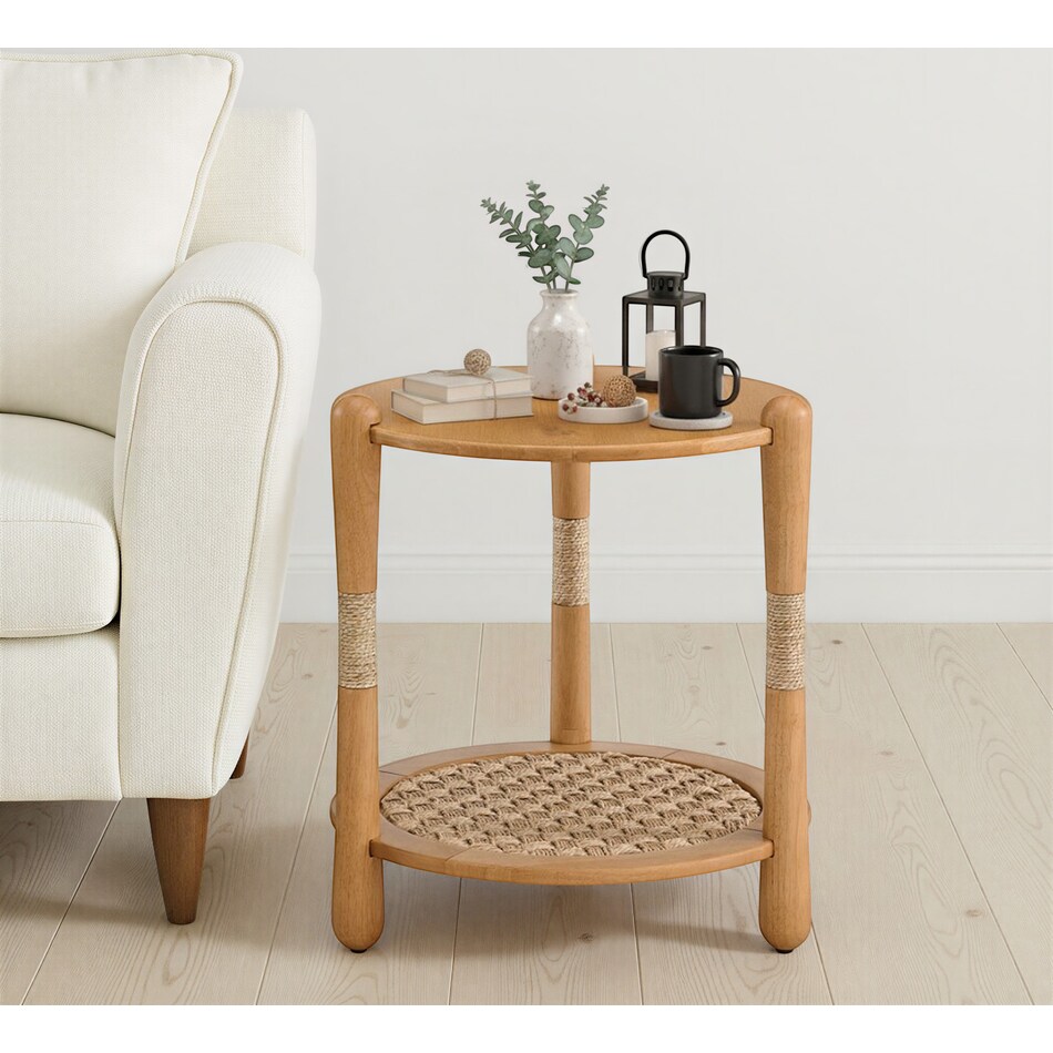  brown occasional tables all   