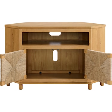 Seagrass Corner Cabinet