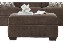  brown ottoman   