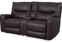  brown loveseat   
