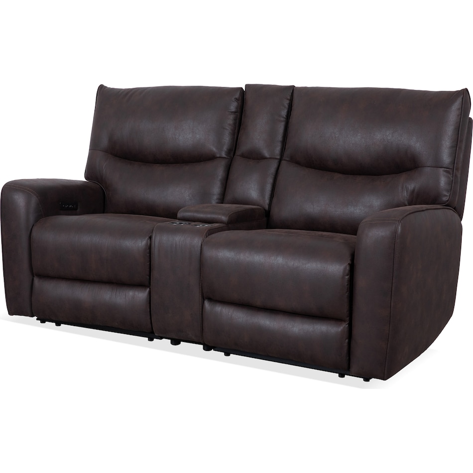  brown loveseat   