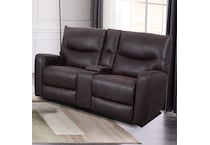  brown loveseat   
