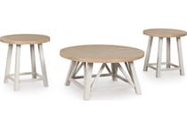  brown occasional tables all   