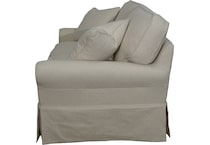  white loveseat   