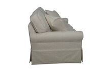  white loveseat   