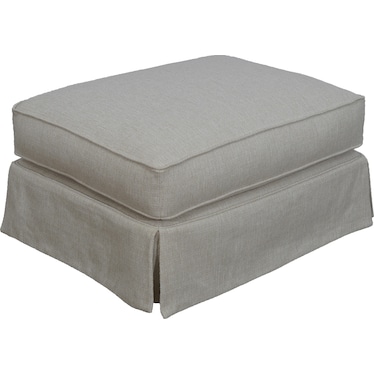Demigod Slipcover Ottoman
