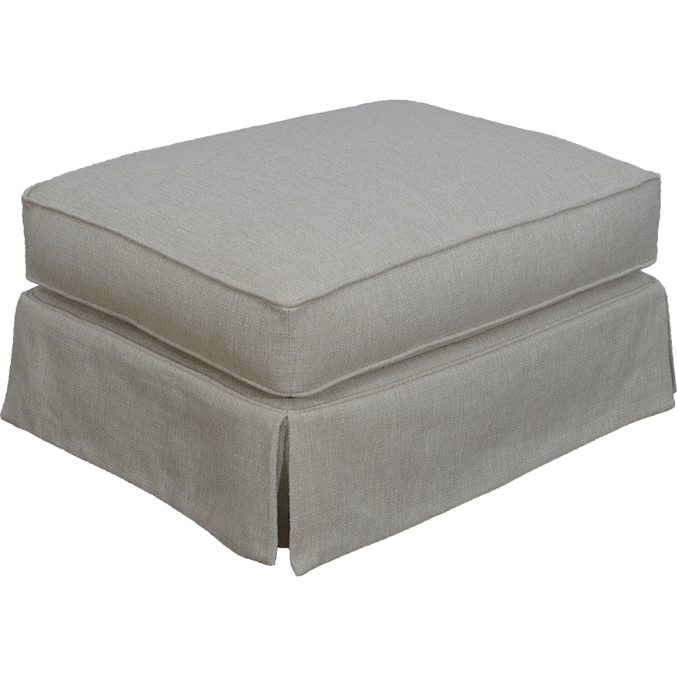  white ottoman   