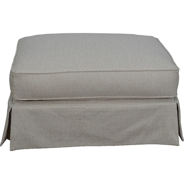 Demigod Slipcover Ottoman