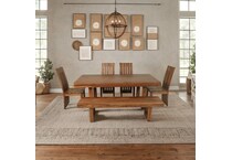  brown dining room   